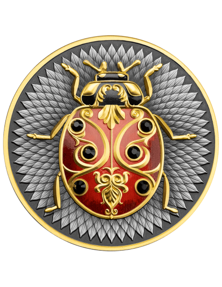 LADYBUG 2 Oz Silver Coin 5$ Niue 2024 - Coins & More - Niue