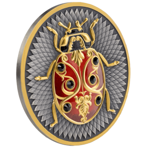 LADYBUG Moneta d'Argento da 2 Oz 5$ Niue 2024 - Coins & More - Niue 2