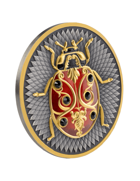 LADYBUG Moneta d'Argento da 2 Oz 5$ Niue 2024 - Coins & More - Niue