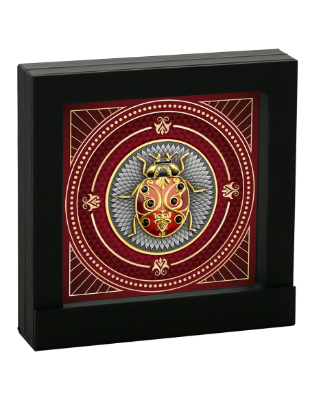 LADYBUG Moneta d'Argento da 2 Oz 5$ Niue 2024 - Coins & More - Niue