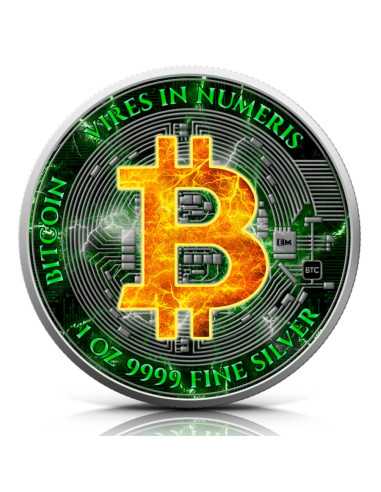 BITCOIN ENERGY III 1 Oz Silbermünze 2$ Niue 2024 - Coins & More - Niue