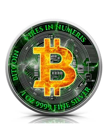 BITCOIN ENERGY III 1 Oz Silver Coin 2$ Niue 2024 - Coins & More - Niue