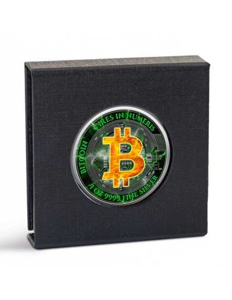 BITCOIN ENERGY III 1 Oz Silbermünze 2$ Niue 2024 - Coins & More - Niue