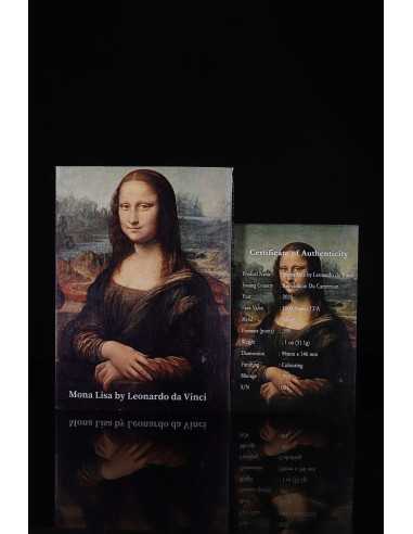 MONA LISA Da Vinci Masterpieces 1 Oz Silver Coin 1000 Francs Cameroon 2025 - Coins & More - Cameroon