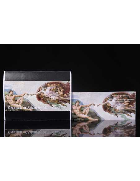 CREATION OF ADAM By Michelangelo 1 Oz Silbermünze 1000 Francs Kamerun 2025 - Coins & More - Demnächst