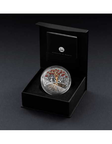 CHERVONA KALINA 2 Oz Silver Coin 2000 Francs Cameroon 2024 - Coins & More - Cameroon