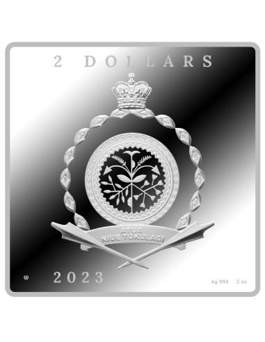 STARRY NIGHT 170th Anniversary of Vincent van Gogh 2 Oz Silver Coin 2$ Niue 2023 - Coins & More - Niue