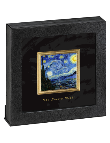STARRY NIGHT 170th Anniversary of Vincent van Gogh Moneda de Plata de 2 Oz 2$ Niue 2023 - Coins & More - Niue