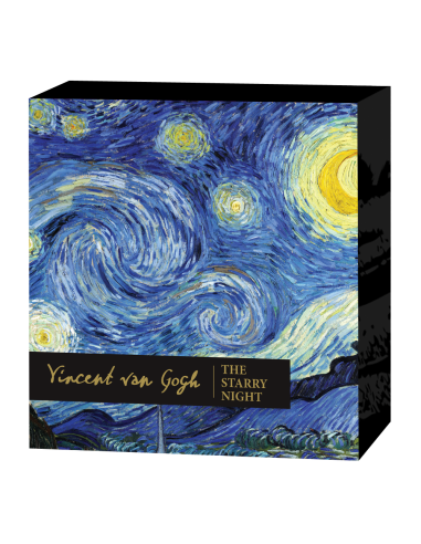 STARRY NIGHT 170th Anniversary of Vincent van Gogh Moneda de Plata de 2 Oz 2$ Niue 2023 - Coins & More - Niue
