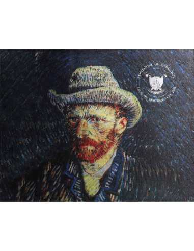 STARRY NIGHT Vincent Van Gogh Monnaie Argent 1 Once 1000 Francs Cameroon 2025 - Coins & More - Cameroun