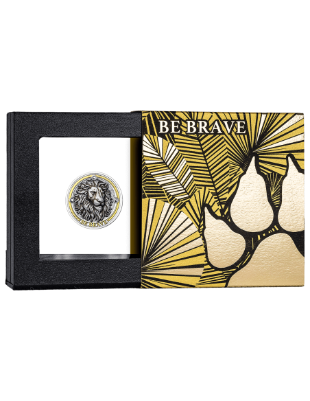 BE BRAVE Moneta d'argento da 1 Oz 1000 Franchi Camerun 2024 - Coins & More - Camerun