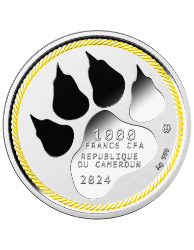 BE BRAVE Moneta d'argento da 1 Oz 1000 Franchi Camerun 2024 - Coins & More - Camerun