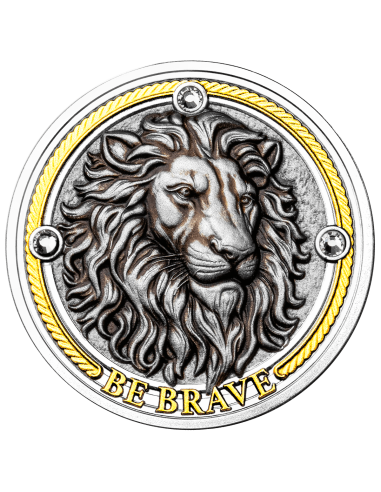 BE BRAVE Moneta d'argento da 1 Oz 1000 Franchi Camerun 2024 - Coins & More - Camerun