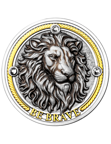 BE BRAVE 1 Oz Silbermünze 1000 Francs Kamerun 2024 - Coins & More - Kamerun