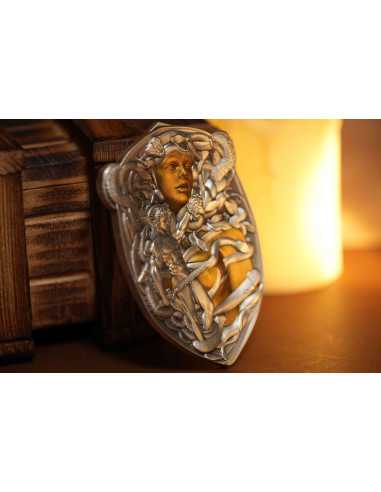 PERSEUS Heroes Moneta d'Argento da 3 Oz 3000 Franchi CFA Gabon 2025 - Coins & More - Gabon