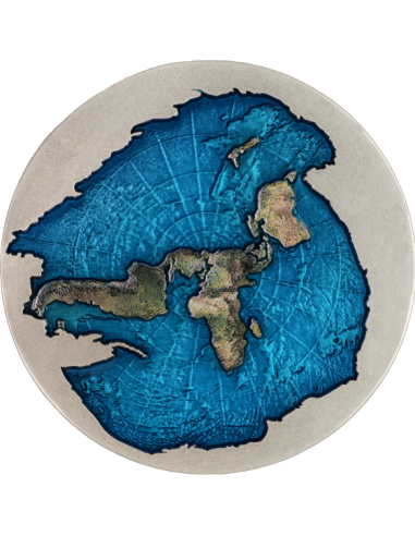 FLAT EARTH 2 Oz Silver Coin 2000 Francs CFA Gabon 2025 - Coins & More - Gabon