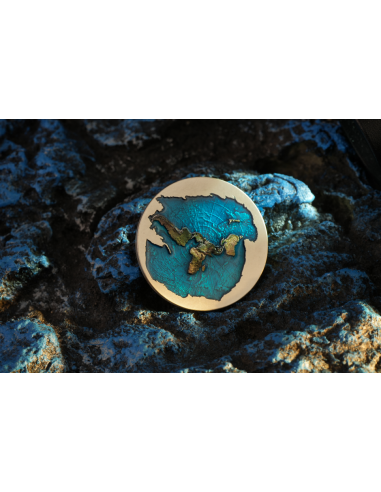 FLAT EARTH 2 Oz Silbermünze 2000 Francs CFA Gabun 2025 - Coins & More - Gabon