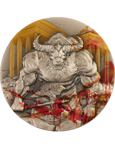 MINOTAUR Pièce 3 Oz Argent 3000 Francs CFA Gabon 2025 - Coins & More - Gabon