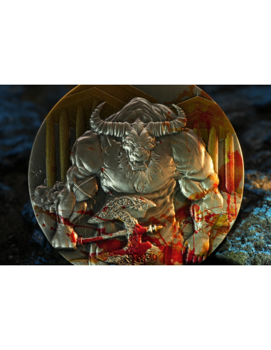 MINOTAUR 3 Oz Silbermünze 3000 Francs CFA Gabun 2025 - Coins & More - Gabon