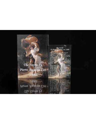 THE STORM By Pierre Auguste Cot 1 Oz Silver Coin 1000 Francs Cameroon 2025 - Coins & More - Cameroon