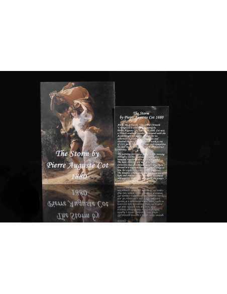 THE STORM By Pierre Auguste Cot 1 Oz Silver Coin 1000 Francs Cameroon 2025 - Coins & More - Cameroon