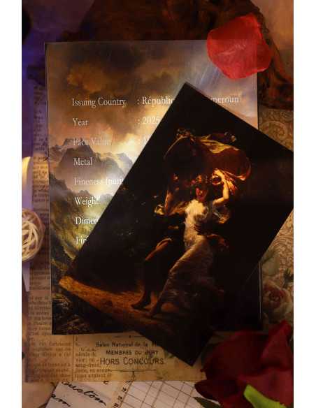 THE STORM By Pierre Auguste Cot 1 Oz Silver Coin 1000 Francs Cameroon 2025 - Coins & More - Cameroon