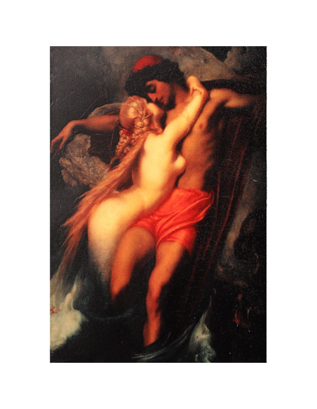 THE FISHERMAN AND THE SYREN Por Frederic Leighton 1 Oz Moneda de Plata 1000 Francos Camerún 2025 - Coins & More - Camerún