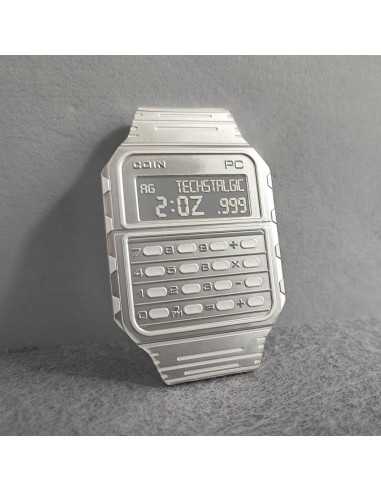 DATABANK WATCH TechStalgic 2 Oz Silver Coin 2$ Niue 2024 - Coins & More - Niue