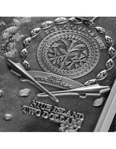 ALMOND BLOSSOM 1890 von Vincent van Gogh 1 Oz Silber & 14 Oz Kupfermünze 2$ Niue 2024 - Coins & More - Niue