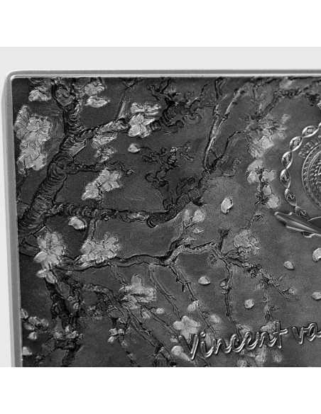 ALMOND BLOSSOM 1890 von Vincent van Gogh 1 Oz Silber & 14 Oz Kupfermünze 2$ Niue 2024 - Coins & More - Niue