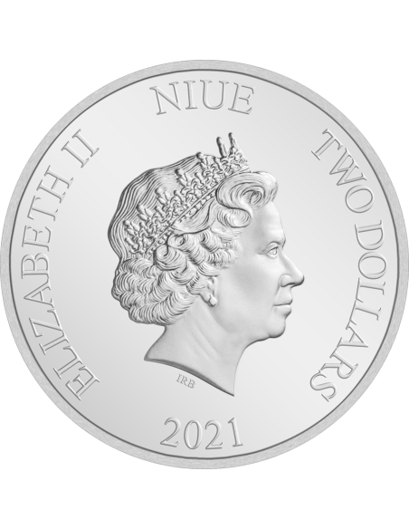 ALICE IN WONDERLAND - DISNEY 1 Oz Silver Coin 2$ Dollars Niue 2021 - Coins & More - Niue