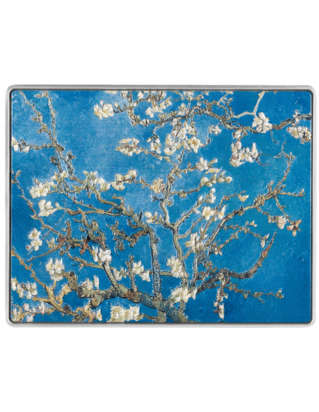 ALMOND BLOSSOM 1890 von Vincent van Gogh 1 Oz Silber & 14 Oz Kupfermünze 2$ Niue 2024 - Coins & More - Niue