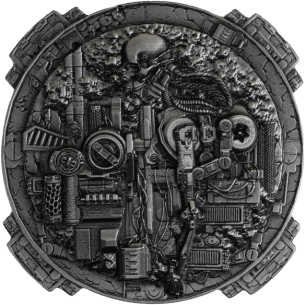 SKULL STEAMPUNK Steampunk Serie 2 Oz Moneda de Plata 2000 Francos Camerún 2025 - Coins & More - Camerún