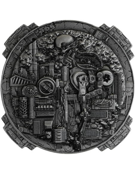 SKULL STEAMPUNK Steampunk Series 2 Oz Silver Coin 2000 Francs Cameroon 2025 - Coins & More - Cameroon