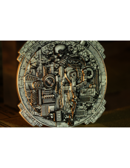 SKULL STEAMPUNK Steampunk Series 2 Oz Silver Coin 2000 Francs Cameroon 2025 - Coins & More - Cameroon
