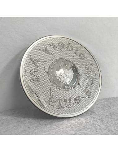 STARRY NIGHT Fine Embroidery Art 3 Oz Silver Coin 20$ Palau 2024 - Coins & More - Palau