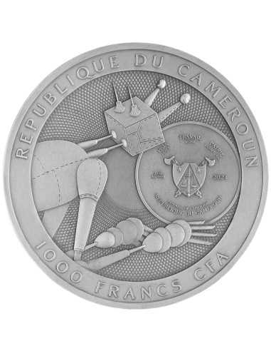 RELATOS DE PIRX EL PILOTO Stanislaw Lem Maestro de la Ciencia Ficción Moneda de Plata de 2 Oz 1000 Francos Camerún 2024 - Coi...