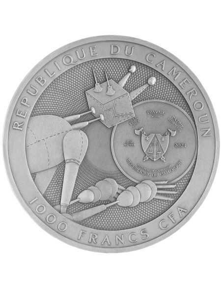 TALES OF PIRX THE PILOT Stanislaw Lem Master of Science Fiction 2 Oz Silver Coin 1000 Francs Cameroon 2024 - Coins & More - C...