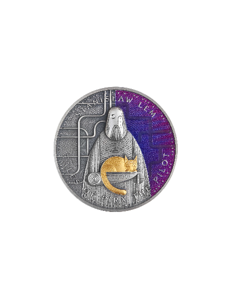 TALES OF PIRX THE PILOT Stanislaw Lem Maestro della fantascienza Moneta d'argento da 2 Oz 1000 Franchi Camerun 2024 - Coins &...