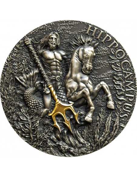 HIPPOCAMPUS 2 Oz Silver Coin 2000 Francs Cameroon 2021 - Coins & More - Cameroun