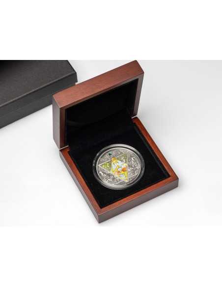 GNOME (Element Earth) Four Elementals 2 Oz Silver Coin 2000 Francs Cameroon 2024 - Coins & More - Cameroon