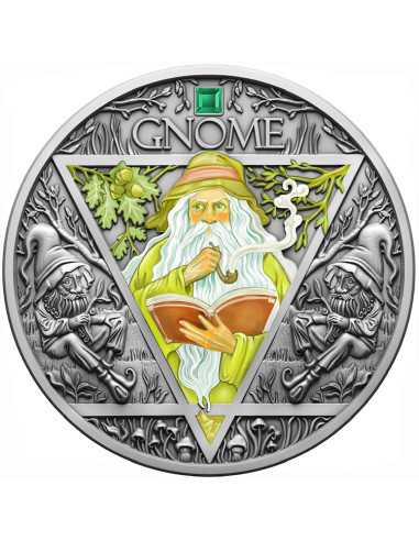 GNOME (Elemento Tierra) Cuatro Elementales 2 Oz Moneda de Plata 2000 Francos Camerún 2024 - Coins & More - Camerún