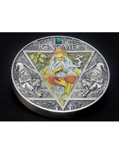 GNOME (Elemento Tierra) Cuatro Elementales 2 Oz Moneda de Plata 2000 Francos Camerún 2024 - Coins & More - Camerún