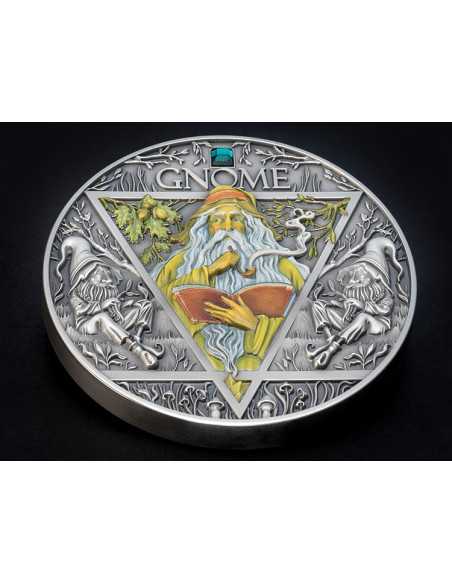 GNOME (Elemento Tierra) Cuatro Elementales 2 Oz Moneda de Plata 2000 Francos Camerún 2024 - Coins & More - Camerún