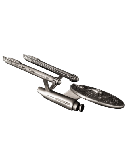 THE U.S.S ENTERPRISE NCC-1701 STAR TREK Moneta d'Argento da 3 Oz 5$ Samoa 2024 - Coins & More - Samoa