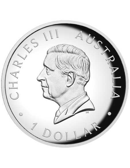 AUSTRALIAN KANGAROO 1 Oz Silver Coin 1$ Australia 2024 - Coins & More - Australie