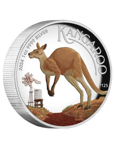 AUSTRALIAN KANGAROO 1 Oz Silver Coin 1$ Australia 2024 - Coins & More - Australie