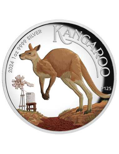 AUSTRALIAN KANGAROO 1 Oz Silver Coin 1$ Australia 2024 - Coins & More - Australie