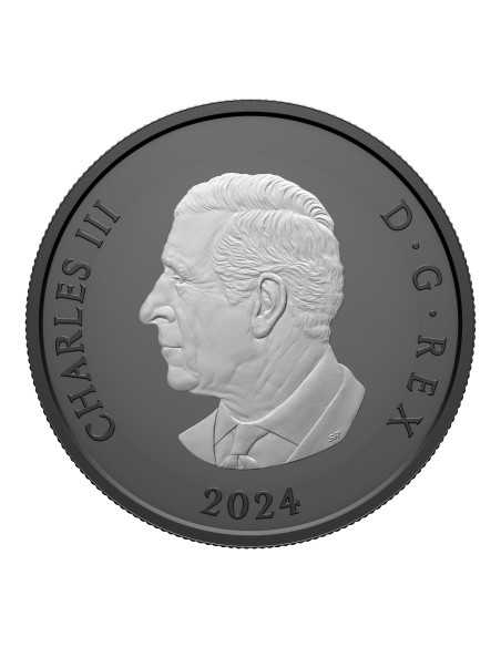 CARA CORNADA REAL Descubriendo Dinosaurios Moneda de Plata de 1 Oz 20$ Canadá 2024 - Coins & More - Canada