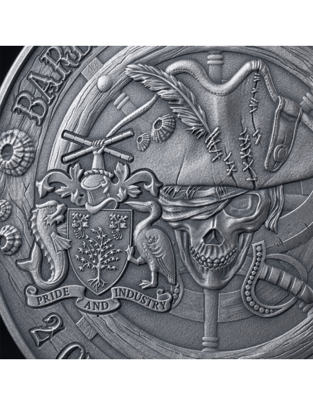OXFORD Capitanes de Fortuna Moneda de Plata de 2 Oz 5$ Barbados 2024 - Coins & More - Barbados
